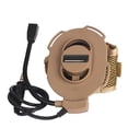 thumbnail image 1 of Auriculares de caza de un solo lado, micrófono para exteriores, reducción de ruido, auriculares de caza ajustables, micrófono, color arena Scienceny OD000726-02, 1 of 7