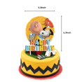 thumbnail image 3 of Snoopy Theme Birthday Party Supplies Decoration Kits Including Banner Cake Cupcake Topper Balloons Sets, 3 of 5