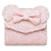Disney Loungefly Minnie Mouse Sequined Wallet Millennial Pink