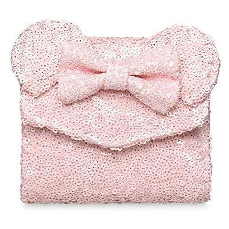 Disney Loungefly Minnie Mouse Sequined Wallet Millennial Pink