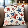 thumbnail image 4 of 4th of July PALIFEUR Pillow Covers, Indeoendence Day Throw Pillow Covers, 18 x 18 Inch Patriots Pillow Case for Sofa Bedroom Coffice, Print Decorative Pillow Cover, 4 of 6