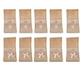 thumbnail image 1 of Juego de 10 bolsas porta utensilios rústicas reutilizables para mesa, 1 of 5