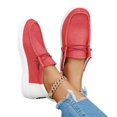 thumbnail image 4 of Willtoo Women's Low Top Flat Color Block Casual Shoes, 4 of 5