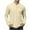 Khaki, variant on Wyobmus Men's Henley Shirts Casual Button Up Long Sleeve V-Neck Tee Lightweight Stretch T-Shirts Khaki