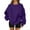39#Purple, variant on Oversized Sweatshirts For Women Crewneck Pullover Comfy Hoodies Fall Outfits Fashion 2025 Winter Clothes Dark Gray 2XL