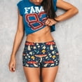 thumbnail image 3 of Fotbe Colorful Mushrooms Shorts Sin Costuras – Shorts Deportivos de Cintura Alta para Mujer, Elásticos para Gimnasio, Yoga, Running o Ciclismo-X-Large, 3 of 8
