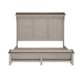 thumbnail image 3 of Ivy Hollow King Mantle Storage Bed in Weathered Linen, 3 of 9