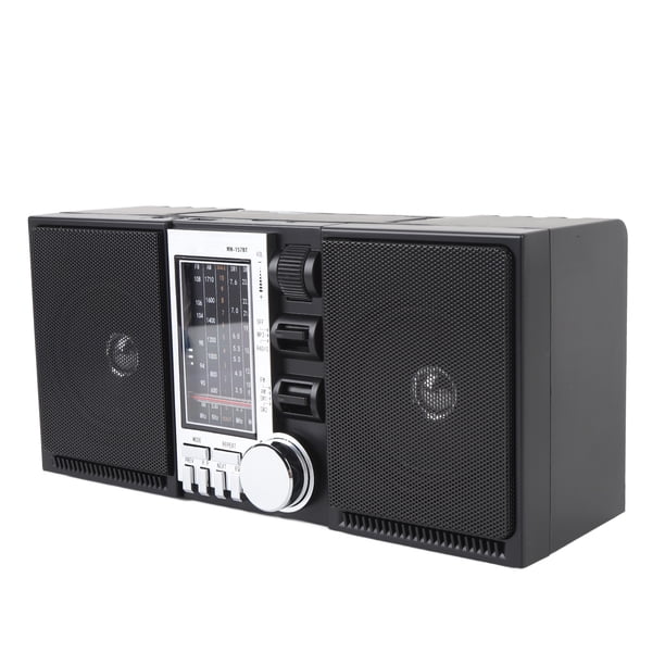 Conductor Portatil Bluetooth Bluetooth Altavo Estereo Radio Long Play Tiempo De Juego Recargable Radio Radio SW De 2400 MAh Radio Con De