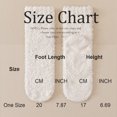 thumbnail image 4 of Women Fuzzy Slipper Socks, Winter Warm Cozy Non‑Slip Fuzzy Socks | Soft Plush Lining, Anti‑Slip Bottom Grip, Breathable Fabric, Stretchy Fit, Great for Lounging & Sleep (Beige), 4 of 4