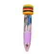 thumbnail image 4 of CHENMEI Four Color Ballpoint Pen Cute Cute Head Color Click Pen Student Prize 0.2ml, 4 of 5