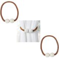 thumbnail image 1 of GHSDFBB Rideau Magnétique Boule Attaches Porte-Perles pour Chambre, Maison, Bureau, 2 Pcs, 1 of 7