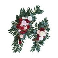 thumbnail image 1 of facefd Rustic Artificial Flower Swag Handmade Hanging Flowers Backdrop for Parties Arbor Ornament Red, 1 of 9