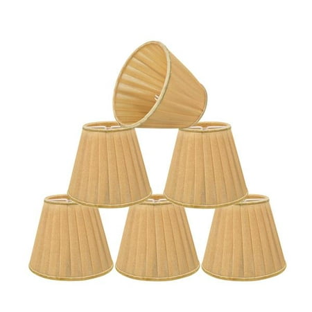 Aspen Creative 33113 6 Small Pleated Empire Shape Chandelier Clip On This On Opens A Dialog That Displays Additional Images For Product With The Option To Zoom In Or Out
