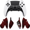 thumbnail image 2 of PlayVital Pure Series Dockable Model Anti-Slip Silicone Cover Skin for ps5 Controller, Soft Rubber Grip Case for ps5 Controller Fits with Charging Station with Thumb Grip Caps - Clown Hahaha, 2 of 8