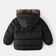 thumbnail image 6 of PINQI Kids Cartoon Snowsuit Toddler Boys Girls Winter Coat Bear Ears Hooded with Pocket Jacket Two 𝑺𝒊𝒅𝒆𝒅 Wear Thicken Windproof Zipper Warm Outwear, 6 of 6
