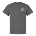 thumbnail image 2 of Patriot Pride Men's Graphic T-Shirt - Distressed American Flag America 250 Years 1776-2026 Circular Stars Design-Charcoal-6xl, 2 of 2