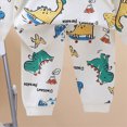 thumbnail image 6 of Kaprioy Baby Toddler Boy Clothes Fall Winter Outfit Long Sleeve Sweatshirts Pants Set 6 9 12 18 24 Months 3T 4T 5T Boy Clothes Boys Clothes Boys Outfits, 6 of 7