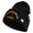 Black, variant on U.S. Army 81st Armored Brigade Combat Team Logo Embroidered 12 Inch Solid Knit Cuff Long Beanie Made in USA - Navy OSFM