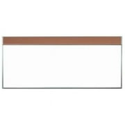 Aarco Products 120E-46M-831 Combination Tackboard- Mocha - 4 x 6 ft.