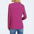 thumbnail image 7 of Long Sleeve Open Front Cardigans for Women Lightweight Casual Solid Color/Printed Soft Fall Spring Tops Outerwear (M, Pink), 7 of 7