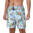 thumbnail image 2 of Uemuo Colorful Sea Turtle Pattern Mens Swim Trunks Quick Dry Board Shorts with Mesh Lining, Stretch Beach Shorts Quick Dry No-Chafing Board Shorts-X-Large, 2 of 9