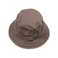 thumbnail image 2 of Top Headwear Washed Design Bucket Hat, Chocolate M/L, 2 of 2