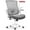 Gray, variant on CELTOSS Ergonomic Office Chair, Wide Seat with Flip-Up Armrests, Lumbar Support, Adjustable Height, Comfy Home Task Computer Chair, Black