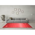 thumbnail image 3 of Ahgly Company Indoor Square Abstract Red Modern Area Rugs, 8' Square, 3 of 4
