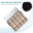thumbnail image 2 of FORMRS 13-13.3 inch Laptop Sleeve Case Soft Carrying Quilted Computer Bag Cover, Black Tartan, 2 of 7
