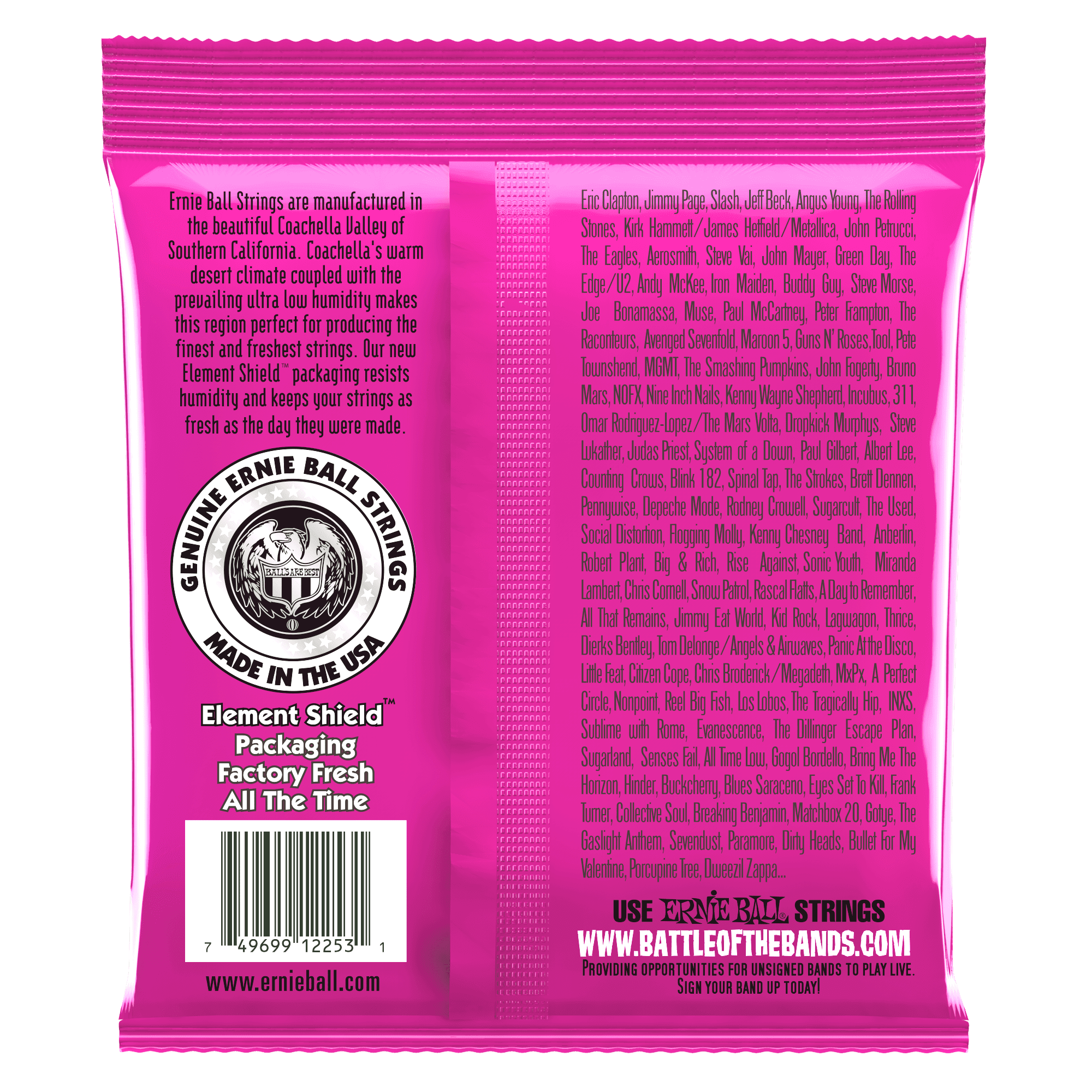 12 PACK Ernie Ball 2253 Super Slinky Pure Nickel Electric Guitar Strings 9-42