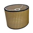 thumbnail image 3 of Pantalla de tambor, lámparas de mesa, jaula de luz colgante, pantalla de lámpara tejida clásica, pantalla Bohemia para decoración de isla de cocina y café de 30cmx20cm, 3 of 8