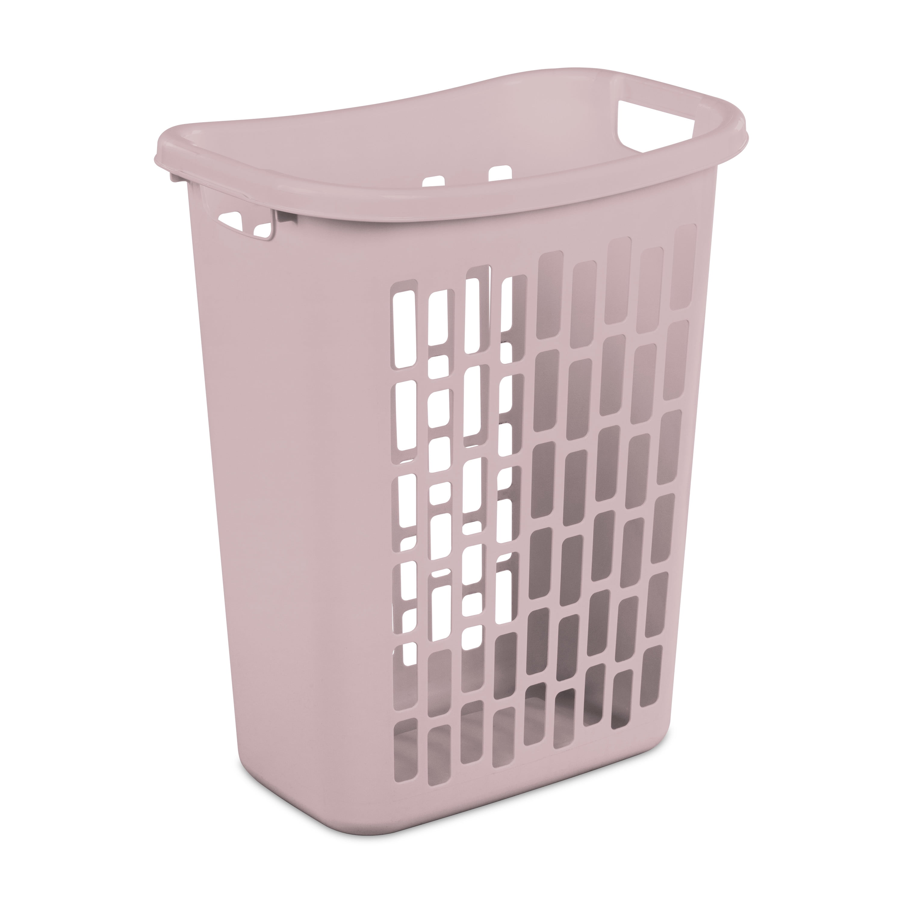 Sterilite Manne à Linge Ouverte Rectangulaire- Rose STERILITE PANIER OUVERT