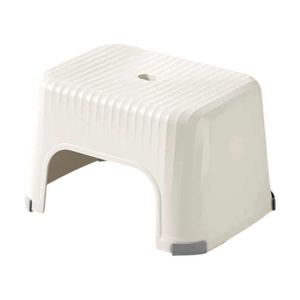 Pisexur Batería de cocina Taburete pequeño de plástico para baño, taburete para niños, taburete antideslizante de plástico grueso, taburete bajo para bebé, taburete d para la cocina del hogar