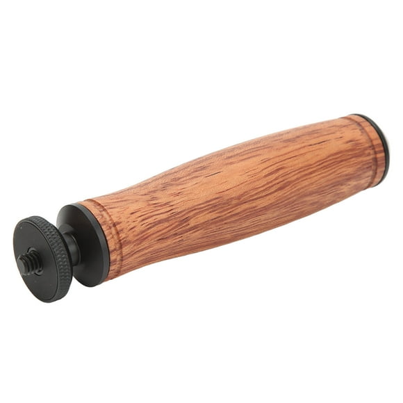 Camera Handle Grip Mount, Anti Skid Stable Shooting Wood Camera Handle Grip 1/4 Inch Screw Hole For Smartphone