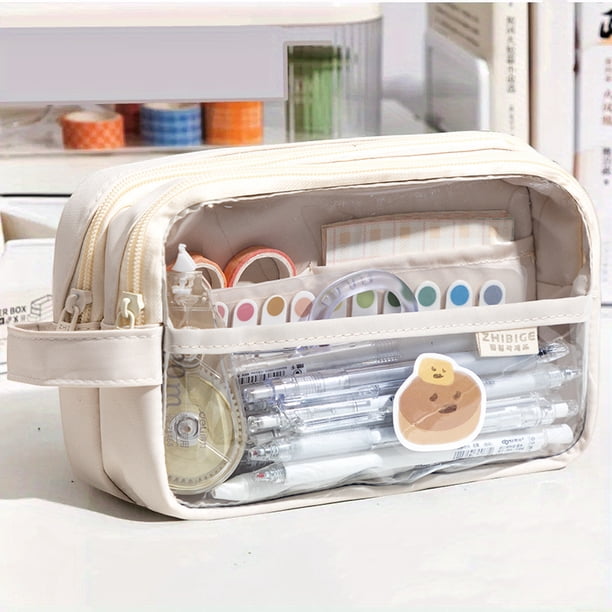 Bolsa De Papelería, Estuche Para Lápices, Estuche Para Lápices De Gran Capacidad, Estuche Para Lápices De Mano, Caja De Papelería, Cosméticos, Regalos Portátiles, Adecuado Para La Oficina, Escuela, Ju