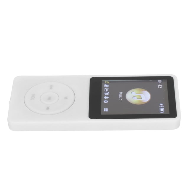 MP4 Player Portable, Memory Card Ultra Thin 1.8 Support Small Inch LCD Media Music With Accessories For Students Black