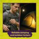 thumbnail image 4 of Linterna LED de Camping Portátil, Lantern, Battery Operated Collapsible Portable Lanterns, Emergency Lights with Foldable Hook for Hiking, Outages（Battery not included） (4), 4 of 7