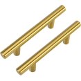 thumbnail image 1 of GHSDFBB (30 Pack) 3Inch Gold Cabinet Pulls Kitchen Cabinet Handles-HD201GD Gold Hardware for Cabinets, 1 of 7