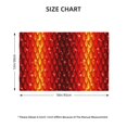 cool Red Dragon Skin scale Placemats Set of 4, Heat Resistant Place