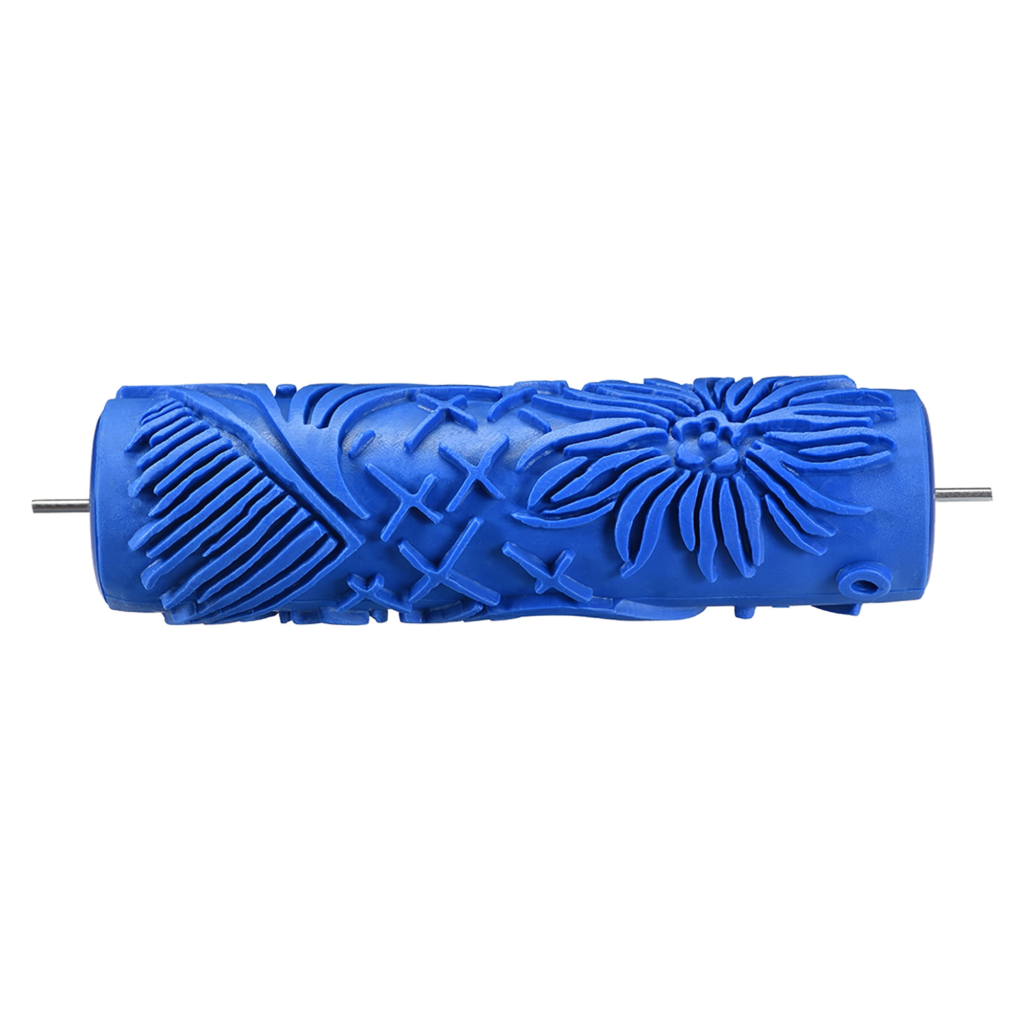 Wood Pattern Painting Roller 7 inch Wall Decorative Texture Roller Rubber Embossed Paint Roller