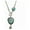 as shown 7871, variant on Ludlz Women's Vintage Charm Heart Bib Collar Statement Pendant Turquoise Necklace Fashion Necklace Teardrop Statement Jewelry for Women