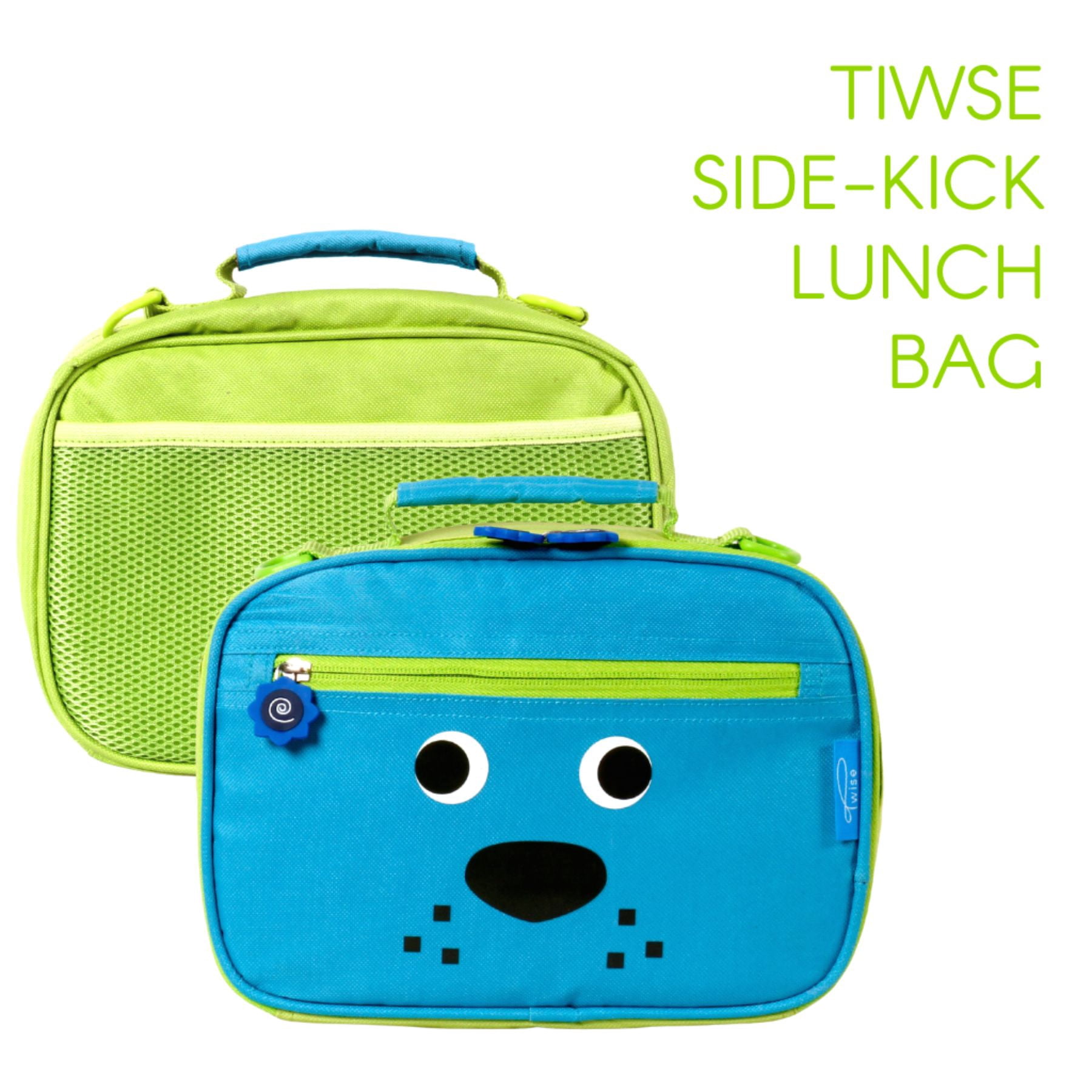 Twise Side-kick Insulated Lunch Bag for Preschool and Kindergarten, Pup