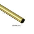 thumbnail image 3 of Tubo de latón Uxcell sin costura, tubo recto 7mm x 0.25mm x 300mm, 3 of 5
