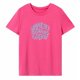 thumbnail image 4 of Camiseta de manga corta para mujer con cuello redondo para desplazamientos a la calle y a la playa S, 4 of 8