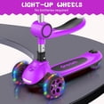thumbnail image 6 of Kids Kick Scooter with Adjustable Handlebars, Removable  & Lighted Wheels for Ages 3-12, 6 of 7