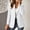 White, variant on Women's Summer Long Sleeve Business Blazer - Lightweight Breathable Lapel Collar Slim Fit office Jacket with Pockets White