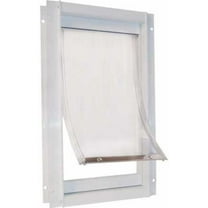Ideal Vinyl Dog Door Replacement Flap, Clear, Medium, 0.10"L x 7"W x 11.25"H