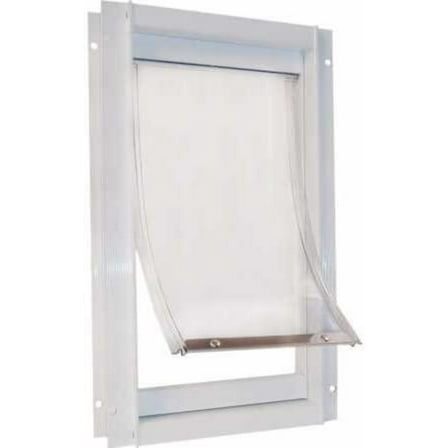 Ideal Vinyl Dog Door Replacement Flap, Clear, Medium, 0.10"L x 7"W x 11.25"H