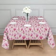 thumbnail image 3 of Pioneer Flower Floral Print Pattern Square Tablecloth,Waterproof Square Table Cover,Wipeable Spillproof Washable Table Cover for Home Kitchen Party Decor 60"x60"(152x152cm), 3 of 6