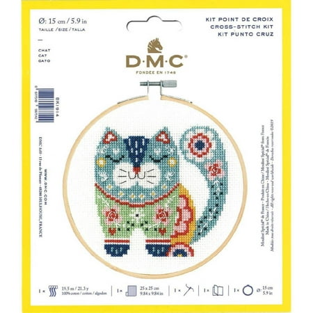 UPC: 0077540987542 | DMC Counted Cross Stitch Kit Cat